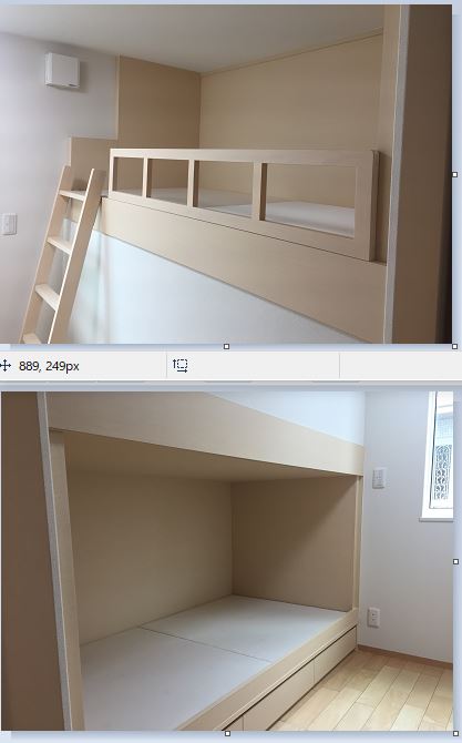 メープルオーダー2段ベッド